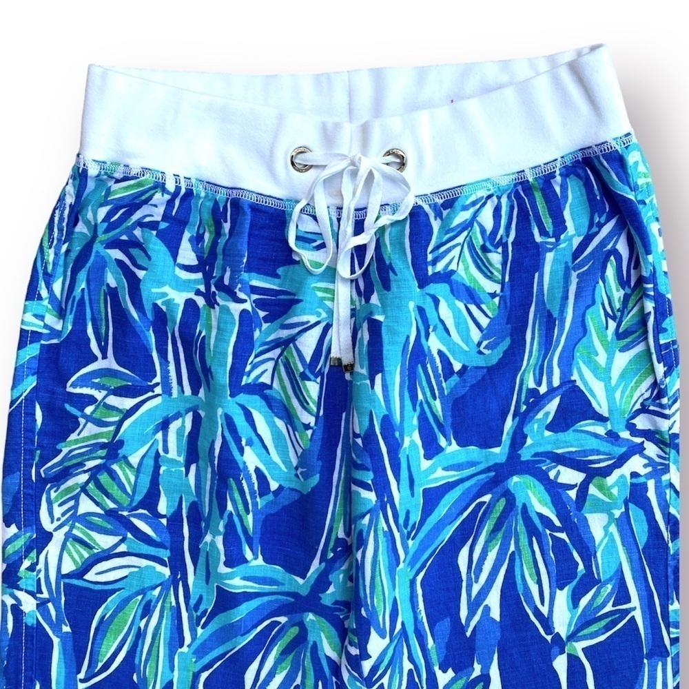 Lilly Pulitzer Linen Beach Pant size L - Picture 2 of 9
